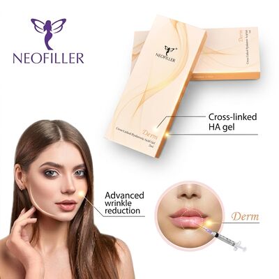 6-8 tháng Thời gian kéo dài axit hyaluronic Dermal Filler Biocompatible Injectable Gel 1ml Syringe Mới hóa khuôn mặt