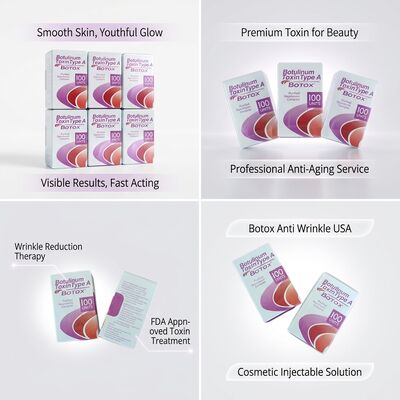 Giảm nếp nhăn và đường nếp mịn bột 100 đơn vị công thức chăm sóc da chuyên sâu để hỗ trợ tái tạo da và giảm nếp nhăn