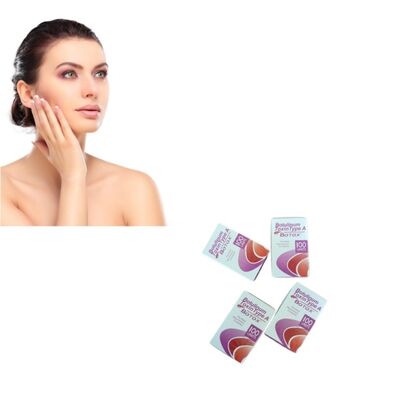 Thuốc tiêm thư giãn nếp nhăn loại A 100u dạng liều chuyên nghiệp để làm mềm nếp nhăn trên khuôn mặt và cải thiện làn da