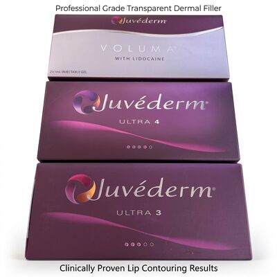 Phẫu thuật thẩm mỹ Juvederm Dermal Filler nồng độ 20mgMl tuổi thọ 9-12 tháng thích hợp để cải thiện đường viền khuôn mặt và trẻ hóa da