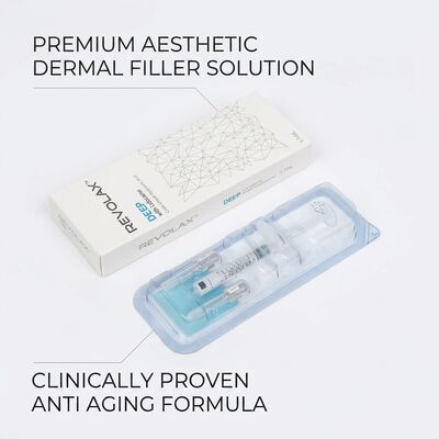 24mgml Revolax Dermal Filler Tiêm Độ sâu Trung đến sâu Dermis nồng độ 20 Mgml Giải pháp để tăng khối lượng khuôn mặt
