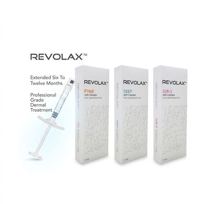 Bộ lấp da Sub-Q Revolax sâu mịn tương thích sinh học cao thích hợp cho tiêm Độ sâu trung đến sâu Da cải thiện đường viền da