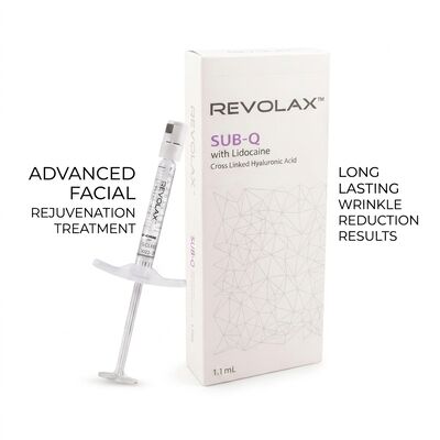 24mgml Revolax Dermal Filler Tiêm Độ sâu Trung đến sâu Dermis nồng độ 20 Mgml Giải pháp để tăng khối lượng khuôn mặt