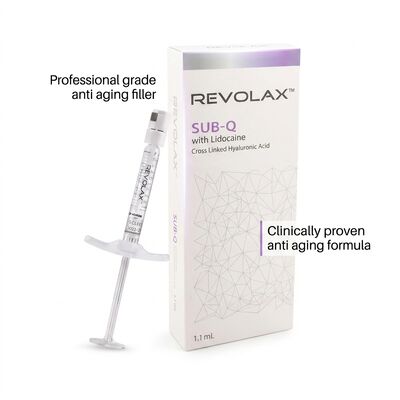 Bộ lấp da Sub-Q Revolax sâu mịn tương thích sinh học cao thích hợp cho tiêm Độ sâu trung đến sâu Da cải thiện đường viền da