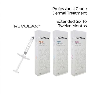 Hyaluronic Acid Revolax Dermal Filler dung dịch tiêm an toàn để tạo hình khuôn mặt, giảm nếp nhăn và làm ẩm da