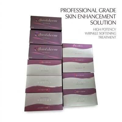 Khối lượng của ống tiêm 1ml ống tiêm Juvederm Dermal Filler Cung cấp sự an toàn Thời gian 9 đến 12 tháng Lý tưởng để trẻ hóa da