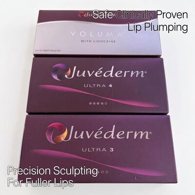 Khối lượng của ống tiêm 2 1ml mỗi hộp Juvederm Voluma Filler Safety Face Contouring Injectable Dermal Filler để tăng khối lượng