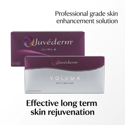 Tiêm mặt Juvederm Dermal Filler Tuổi thọ 9-12 tháng Ultra3 Ultra4 Voluma Hoàn hảo cho việc cải thiện đường viền trên khuôn mặt