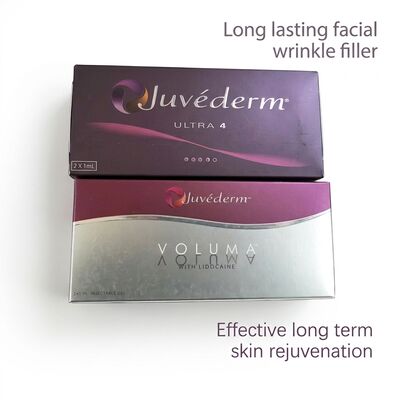 Phẫu thuật thẩm mỹ Juvederm Dermal Filler nồng độ 20mgMl tuổi thọ 9-12 tháng thích hợp để cải thiện đường viền khuôn mặt và trẻ hóa da