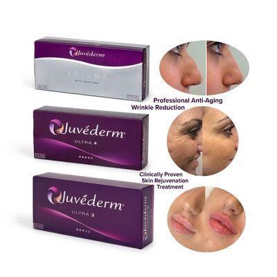 Tiêm mặt Juvederm Dermal Filler Tuổi thọ 9-12 tháng Ultra3 Ultra4 Voluma Hoàn hảo cho việc cải thiện đường viền trên khuôn mặt