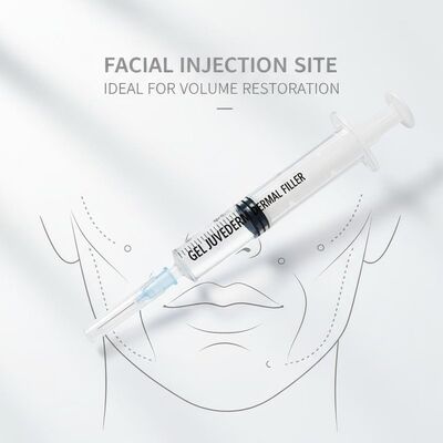Gel Juvederm Dermal Filler 1ml Syringe Địa điểm tiêm khuôn mặt lý tưởng cho các thủ tục trẻ hóa khuôn mặt và khôi phục khối lượng