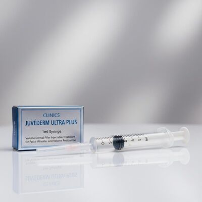 Phòng khám Juvederm Ultra Plus Filler 1ml Ống tiêm Thể tích Dermal Filler Tiêm Điều trị nếp nhăn trên khuôn mặt và phục hồi thể tích