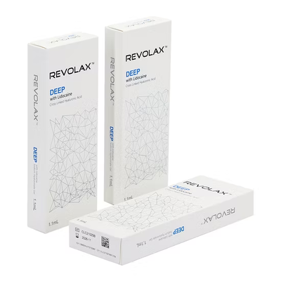 Mid To Deep Dermis Injectiondepth Revolax Dermal Filler 24mgml Hyaluronic Acid for Effective Correction of Facial Lines and Volume Loss