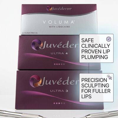 Chất làm đầy cằm Juvederm Axit Hyaluronic Filler làm đầy da để nâng cơ mặt dưới, chỉnh sửa nọng cằm 24mg/ml