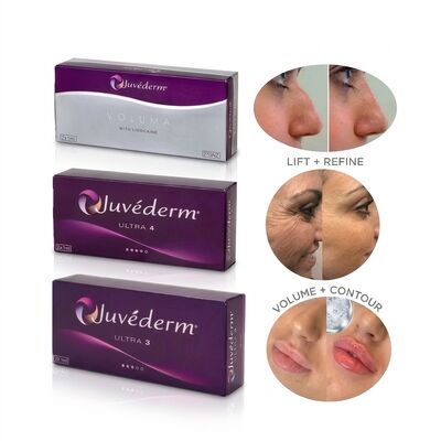 Chất làm đầy mũi Juvederm Ultra 4 Axit Hyaluronic Chất làm đầy da cho phẫu thuật tạo hình mũi không phẫu thuật
