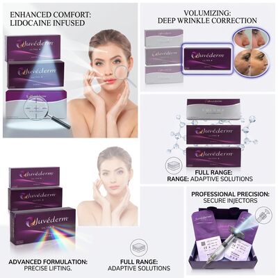 Juvederm Voluma Cheek Filler Cross-Linked Hyaluronic Acid Dermal Filler cho nâng khối lượng giữa khuôn mặt
