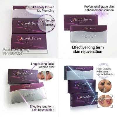 Juvederm Forehead Filler Hyaluronic Acid Dermal Filler để sửa chữa các đường viền mắt 24mg/ml