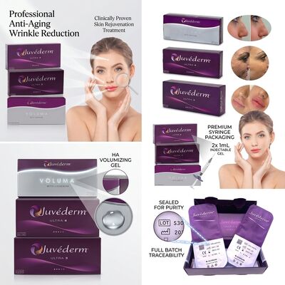 Juvederm Voluma Cheek Filler Cross-Linked Hyaluronic Acid Dermal Filler cho nâng khối lượng giữa khuôn mặt