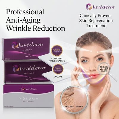 Juvederm Ultra 3 Lip Filler Hyaluronic Acid Injectable Dermal Filler 24mg/ml để xác định khối lượng môi