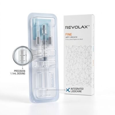 Revolax Deep Chất làm đầy thái dương Axit Hyaluronic Monophasic 1.1ml cho phục hồi hõm thái dương