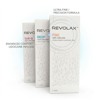Revolax Deep Chất làm đầy thái dương Axit Hyaluronic Monophasic 1.1ml cho phục hồi hõm thái dương