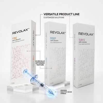 Chất làm đầy da mặt Revolax Sub-Q Full Face Monophasic Axit Hyaluronic 1.1ml để phục hồi thể tích khuôn mặt