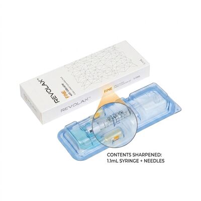Revolax Fine Glabellar Filler Monophasic Hyaluronic Acid Dermal Filler 1.1ml để điều chỉnh đường nhăn
