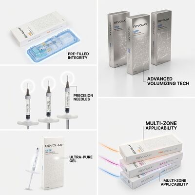 Revolax Fine Glabellar Filler Monophasic Hyaluronic Acid Dermal Filler 1.1ml để điều chỉnh đường nhăn