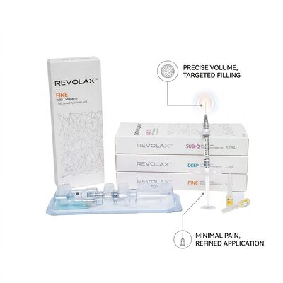 Revolax Sub-Q Chin Filler Monophasic Cross-Linked Hyaluronic Acid Dermal Filler 1.1ml để tăng bộ râu