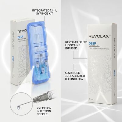 Revolax Deep Cheek Filler Monophasic Hyaluronic Acid Dermal Filler 1.1ml để tăng khối lượng má