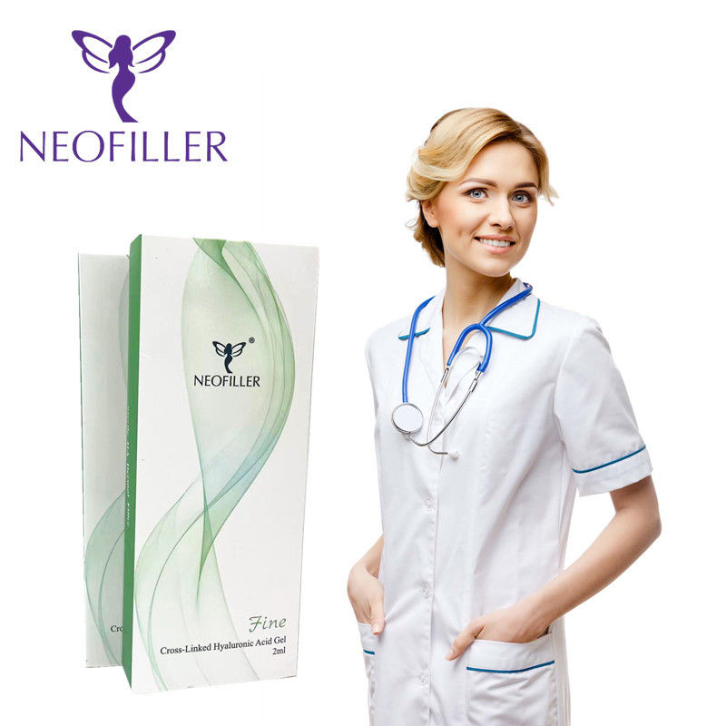 Chin Anti Aging Hyaluronic Acid Chất làm đầy da Trán Mũi Chống nhăn 24 Mg / Ml