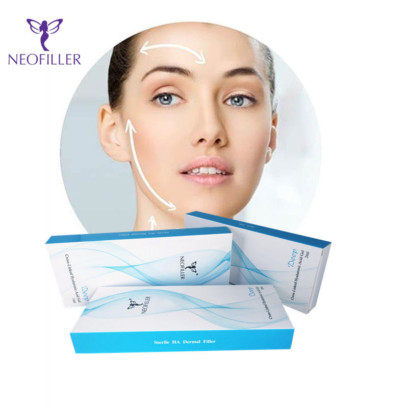 24mg/ml axit hyaluronic Dermal Filler trong ống tiêm vô trùng Để lưu trữ ở nhiệt độ phòng