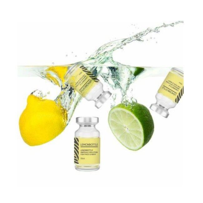 Giải pháp hòa tan chất béo nồng độ cao cho khuôn mặt và cơ thể 10ml x 5 chai chanh Bao bì aseptic dùng một lần
