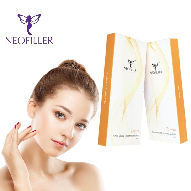 1 ml 2 ml Neofiller HA Dermal Filler cho Face Lifting và Điều trị nếp nhăn 9-12 tháng