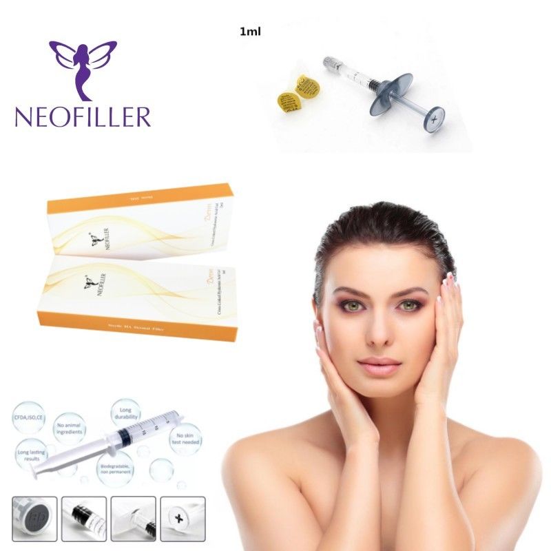 Long 9-12 tháng Tiêm hypo-dermal axit hyaluronic Dermal Filler cho tác dụng tự nhiên và minh bạch