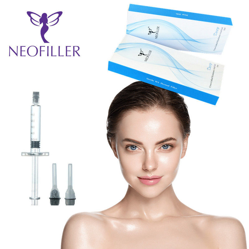 Thuốc giảm nếp nhăn trên khuôn mặt axit hyaluronic Filler da Injectable Gel Nhiệt độ phòng Tăng cường trẻ hóa tự nhiên