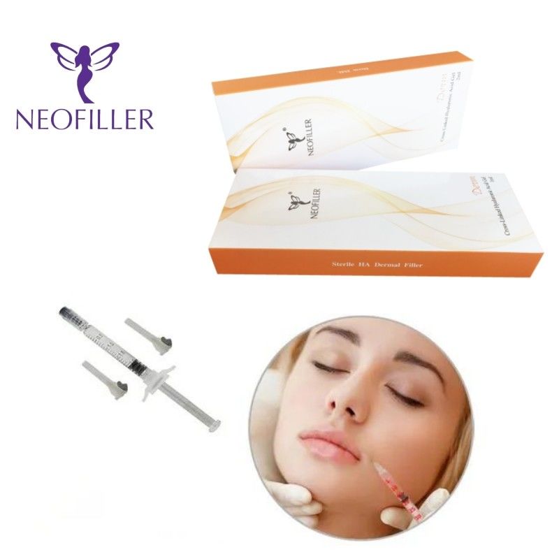 Neofiller 2ml Hyaluronic Acid Dermal Filler Lido Injectable Gel Tăng cường trẻ hóa da mặt