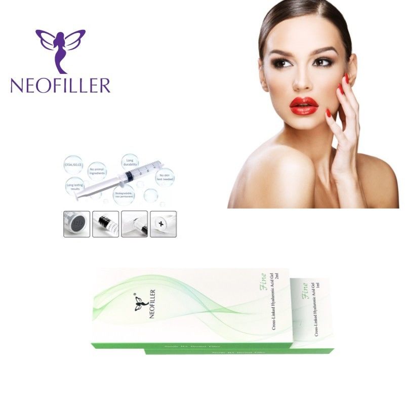 Neofiller 5ml Hyaluronic Acid Dermal Filler 24mg-ml Tiêm Gel Syringe Nâng cao sự trẻ hóa khuôn mặt
