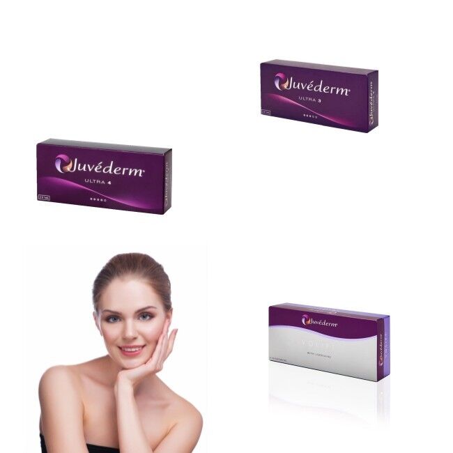 Contour má Juvederm Dermal Filler Hyaluronic Acid Injectable Gel Volume Restoration Công thức