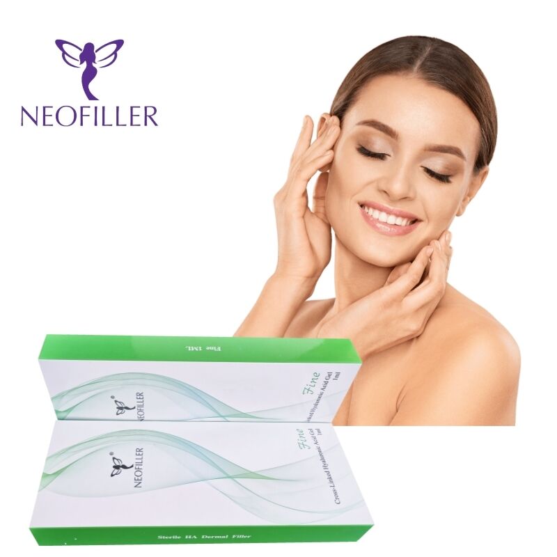 Neofiller 2ml Hyaluronic Acid Dermal Filler 24mg-ml Injectable Gel Face Nose Lip Enlargement