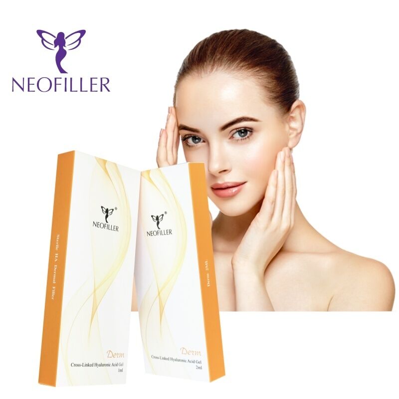 Tiêm hạ da Ác hyaluronic liên kết chéo Bộ lấp da Gel tiêm khuôn mặt Contouring Reduction Fine Line