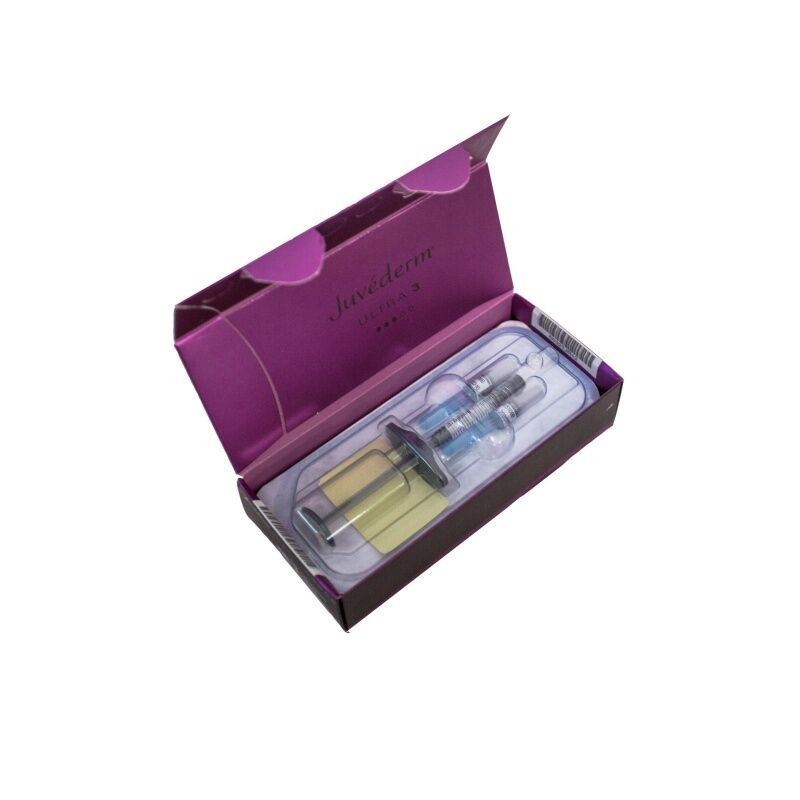 Face Juvederm Dermal Filler với axit hyaluronic được thiết kế để cải thiện độ đàn hồi da và giảm các dấu hiệu lão hóa trên khuôn mặt