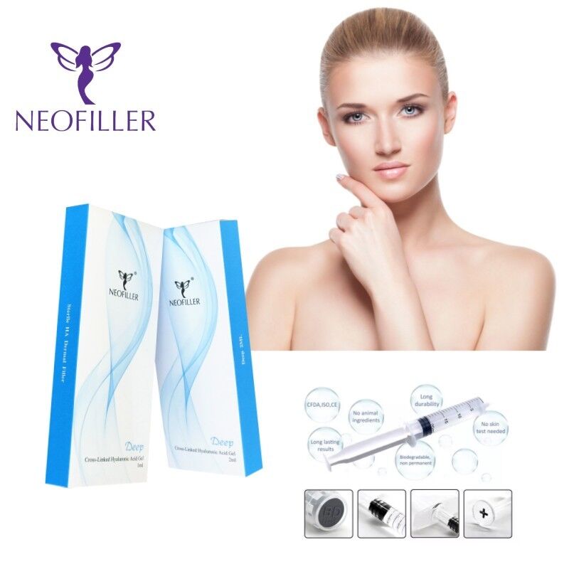 9-12 tháng tuổi thọ 24mg-ml axit hyaluronic Dermal Filler Injectable Gel Mặt trẻ hóa Phục hồi khối lượng