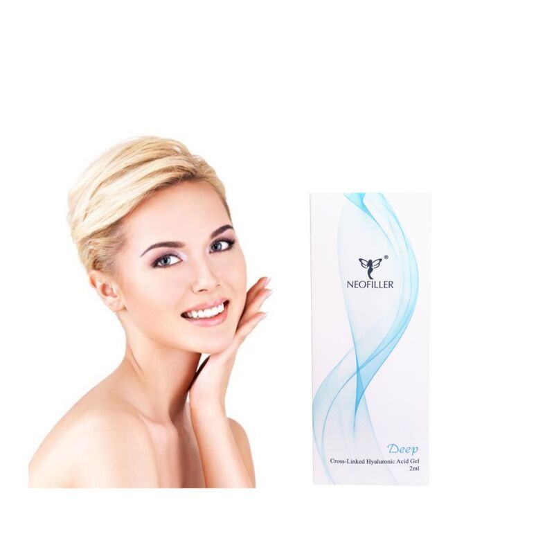 Long-lasting Cross-linked Hyaluronic Acid Dermal Filler Injectable Gel Forehead Line Phương pháp giảm nếp nhăn