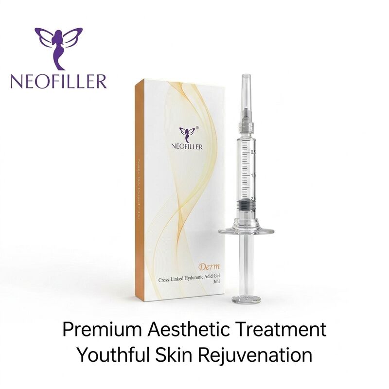 6-8 tháng Thời gian kéo dài axit hyaluronic Dermal Filler Biocompatible Injectable Gel 1ml Syringe Mới hóa khuôn mặt
