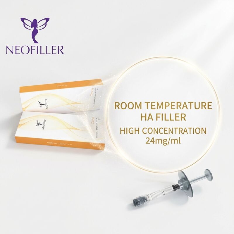 1ml Tiêm Lượng axit hyaluronic Dermal Filler dung dịch tiêm 8-15 tháng tuổi thọ Biocompatible Cross-Linked Formula