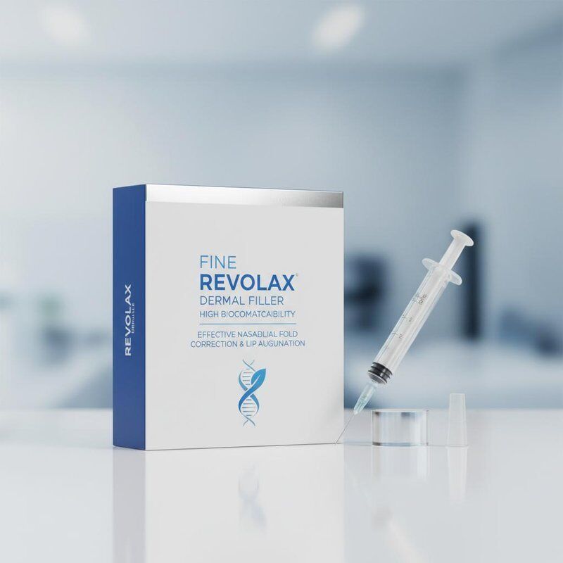 Chất làm đầy da Fine Revolax có tính tương thích sinh học cao để chỉnh sửa nếp gấp mũi và nâng môi hiệu quả