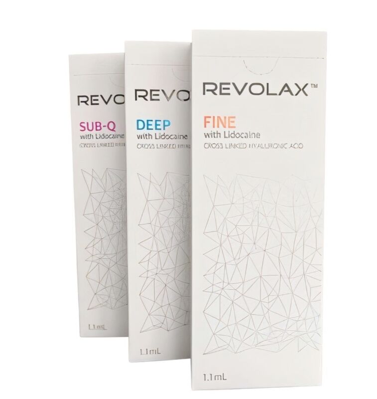 Bộ sạc da liên kết chéo Revolax Bộ sạc da Phương pháp tiêm sub-Q sâu mịn để giảm đường mặt và phục hồi khối lượng