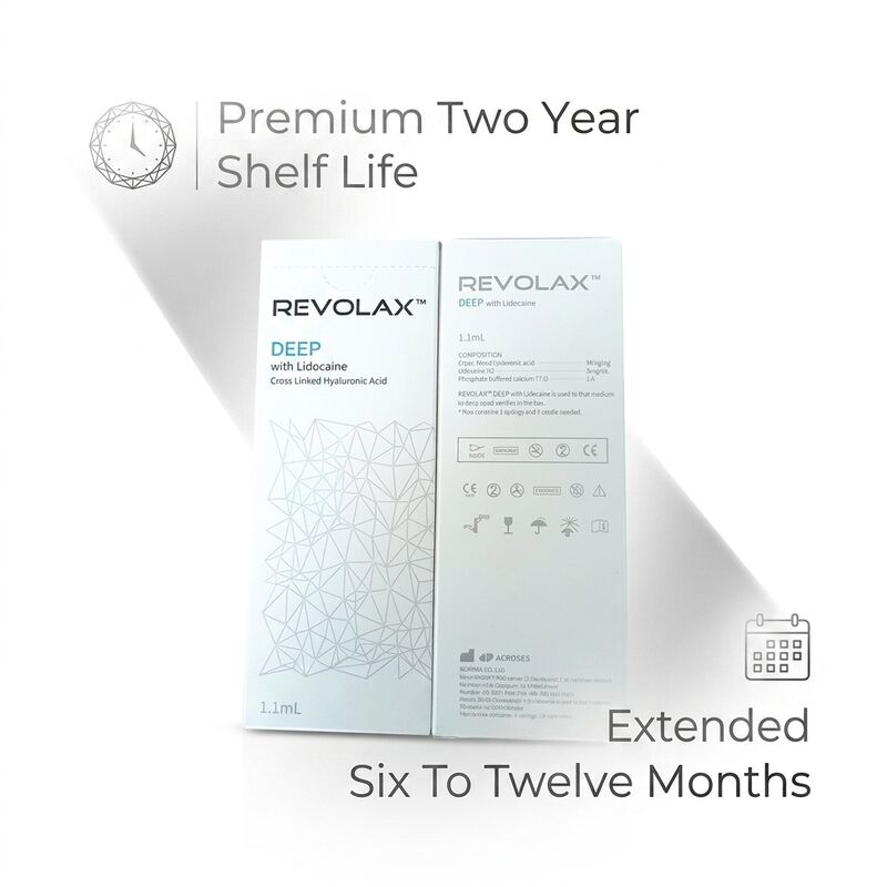 Bộ lấp da Sub-Q Revolax sâu mịn tương thích sinh học cao thích hợp cho tiêm Độ sâu trung đến sâu Da cải thiện đường viền da