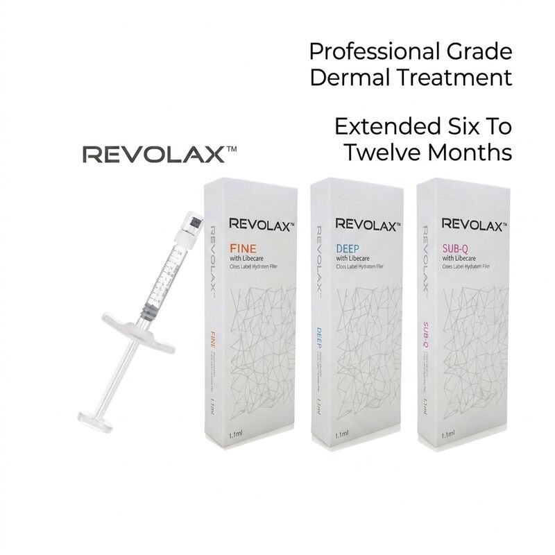 Hyaluronic Acid Revolax Dermal Filler dung dịch tiêm an toàn để tạo hình khuôn mặt, giảm nếp nhăn và làm ẩm da